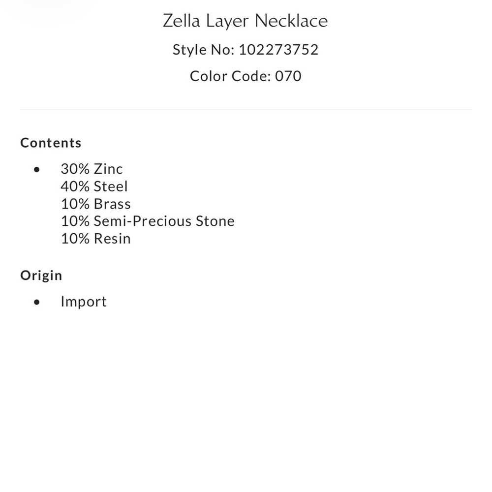 NWOT Free People Zella Layer Necklace in Gold - Picture 3 of 4